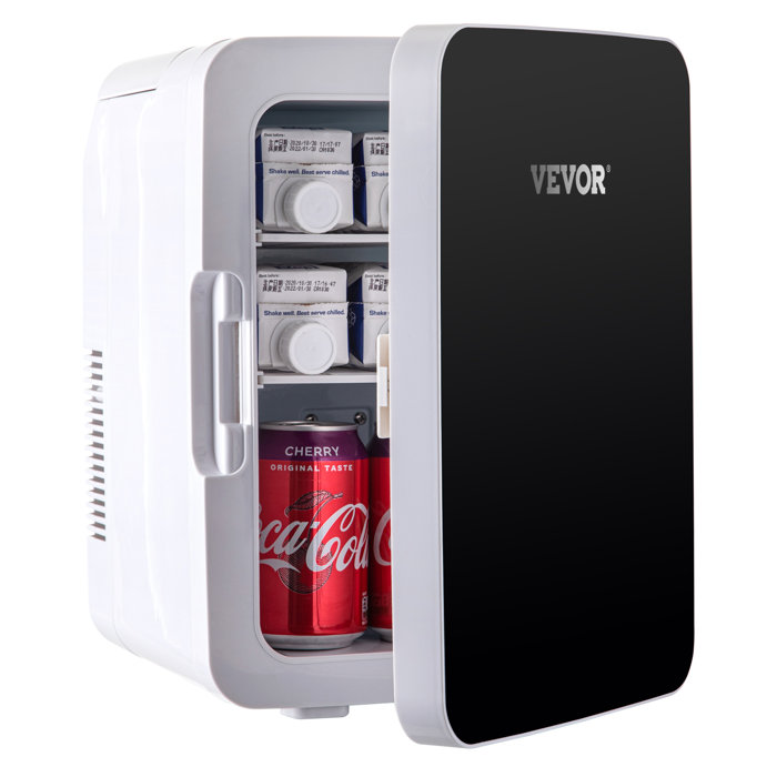 VEVOR 10L Portable Mini Fridge 0.35 Cubic Feet Portable Countertop Mini